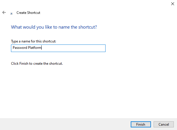 Shortcut